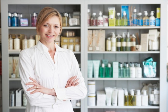 Advantage health and beauty product labels stock