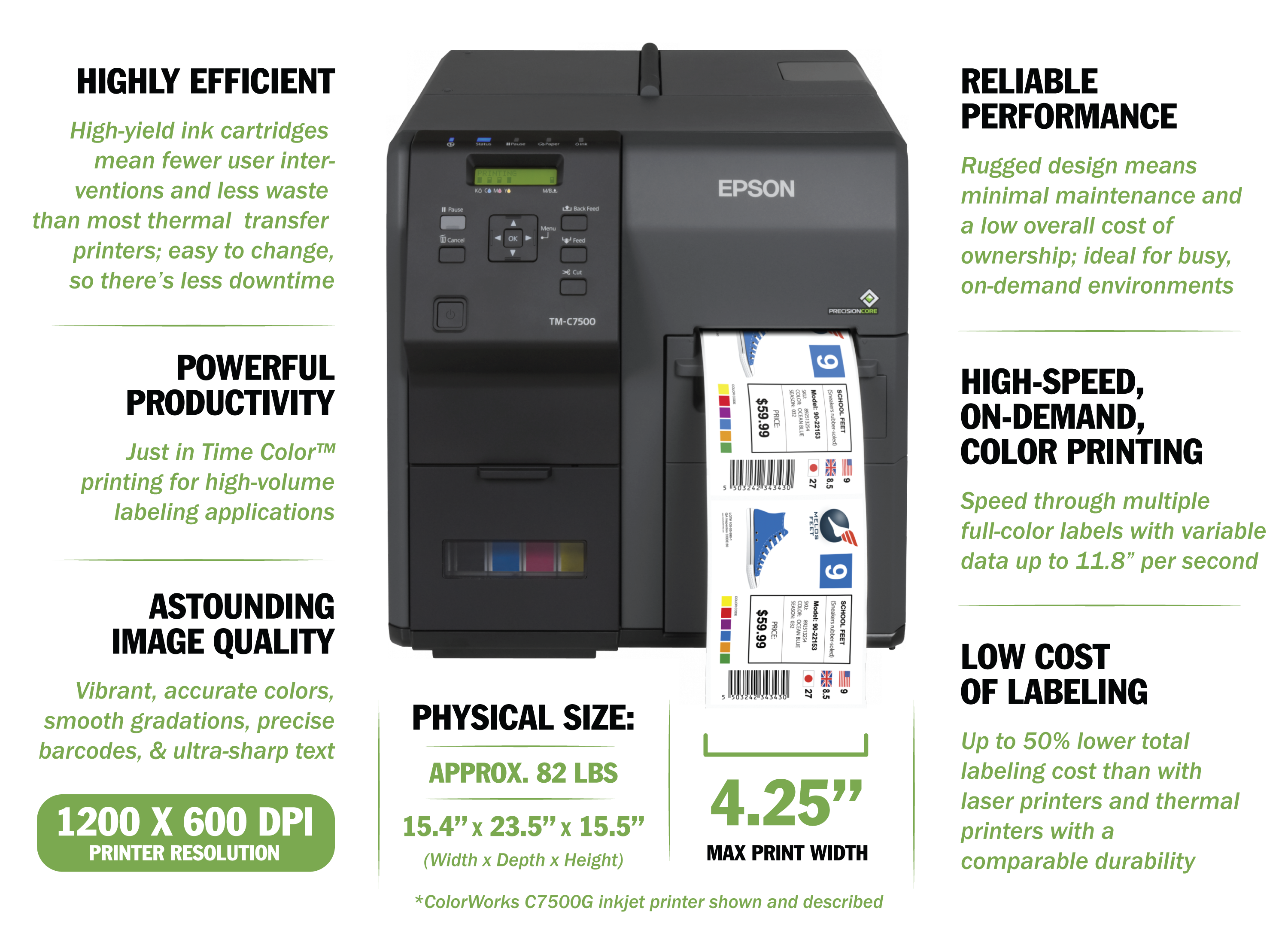 ColorPrintersGraphic Advantage Label