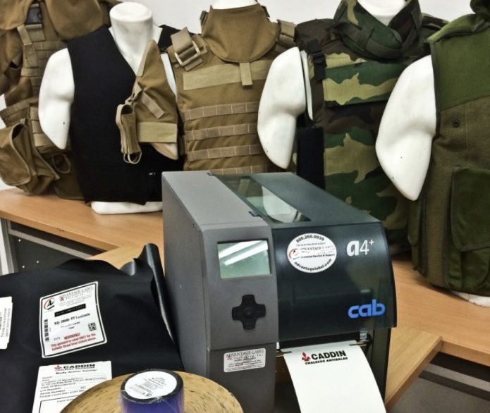 Body Armor Labels, DOD Approved Labels Advantage Label